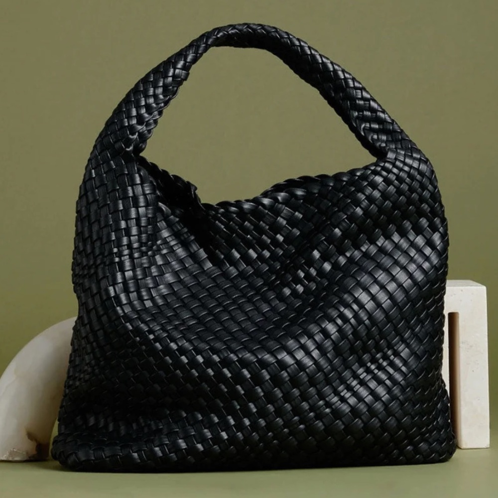 Melie Bianco Johanna Black Shoulder Bag
